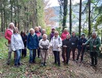 Wandergruppe bei Rast